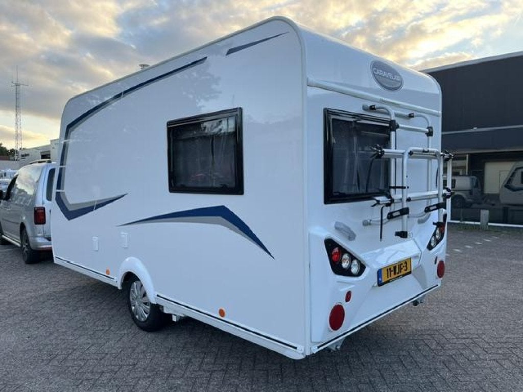 Caravelair Alba Style 390 Airco, Luifel en Mover, Caravans en Kamperen, Caravans, Bedrijf, Treinzit, 4 tot 5 meter, Caravelair