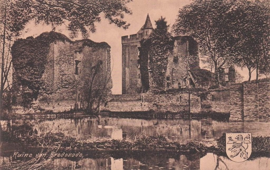 702-247-027 Ruine Von Brederode, Verzenden, Voor 1920, Noord-Holland