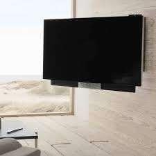 Mooie Bang en Olufsen Beovision Avant 55 met muurbeugel, Gebruikt, 50 Hz, LCD, 100 cm of meer
