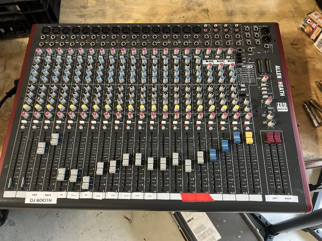 Allen&Heath Z22fx, Muziek en Instrumenten, Mengpanelen, Ophalen, Gebruikt, 10 tot 20 kanalen