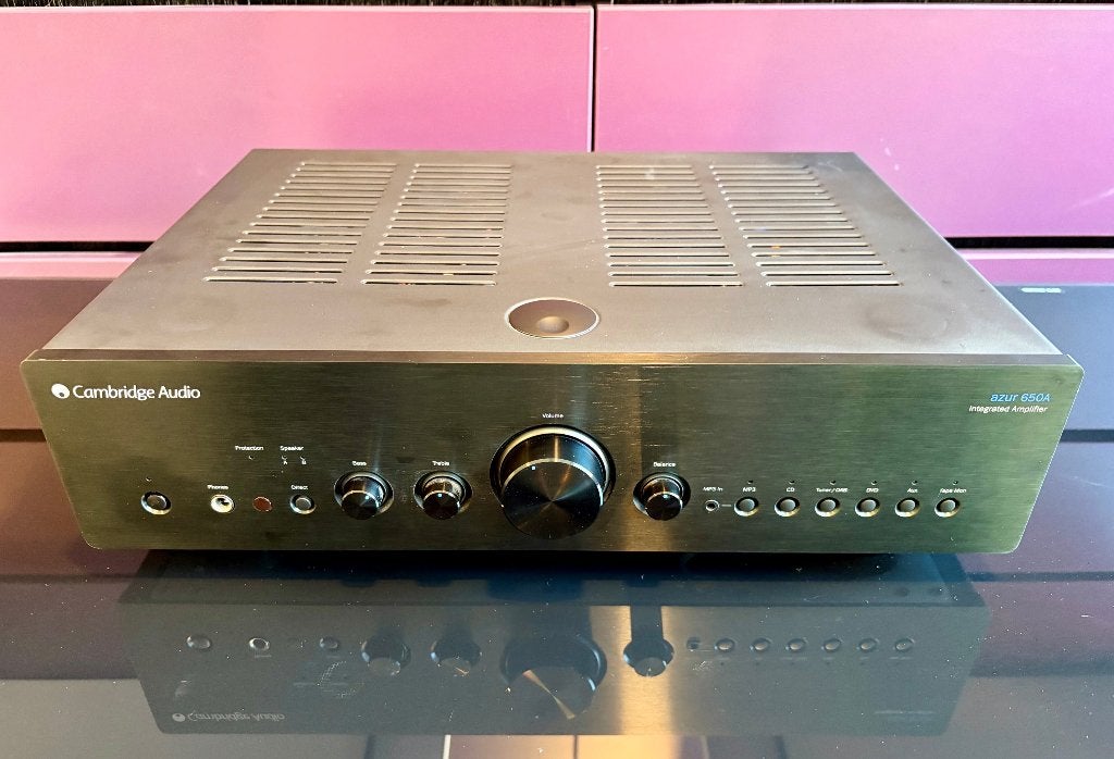 Cambridge Audio Azur 650A - Stereo versterker, Overige merken, Gebruikt, Ophalen of Verzenden, 60 tot 120 watt