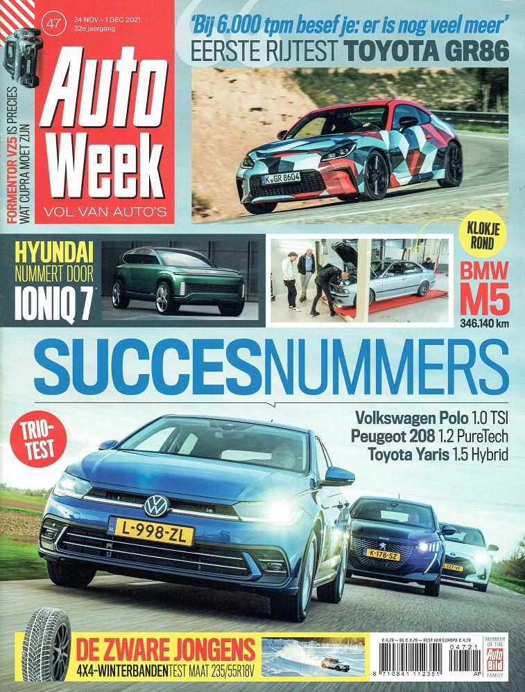 Autoweek 2021 nr. 47 (o.a. Peugeot 208 & Volkswagen Polo), Verzenden, Gelezen, Overige merken