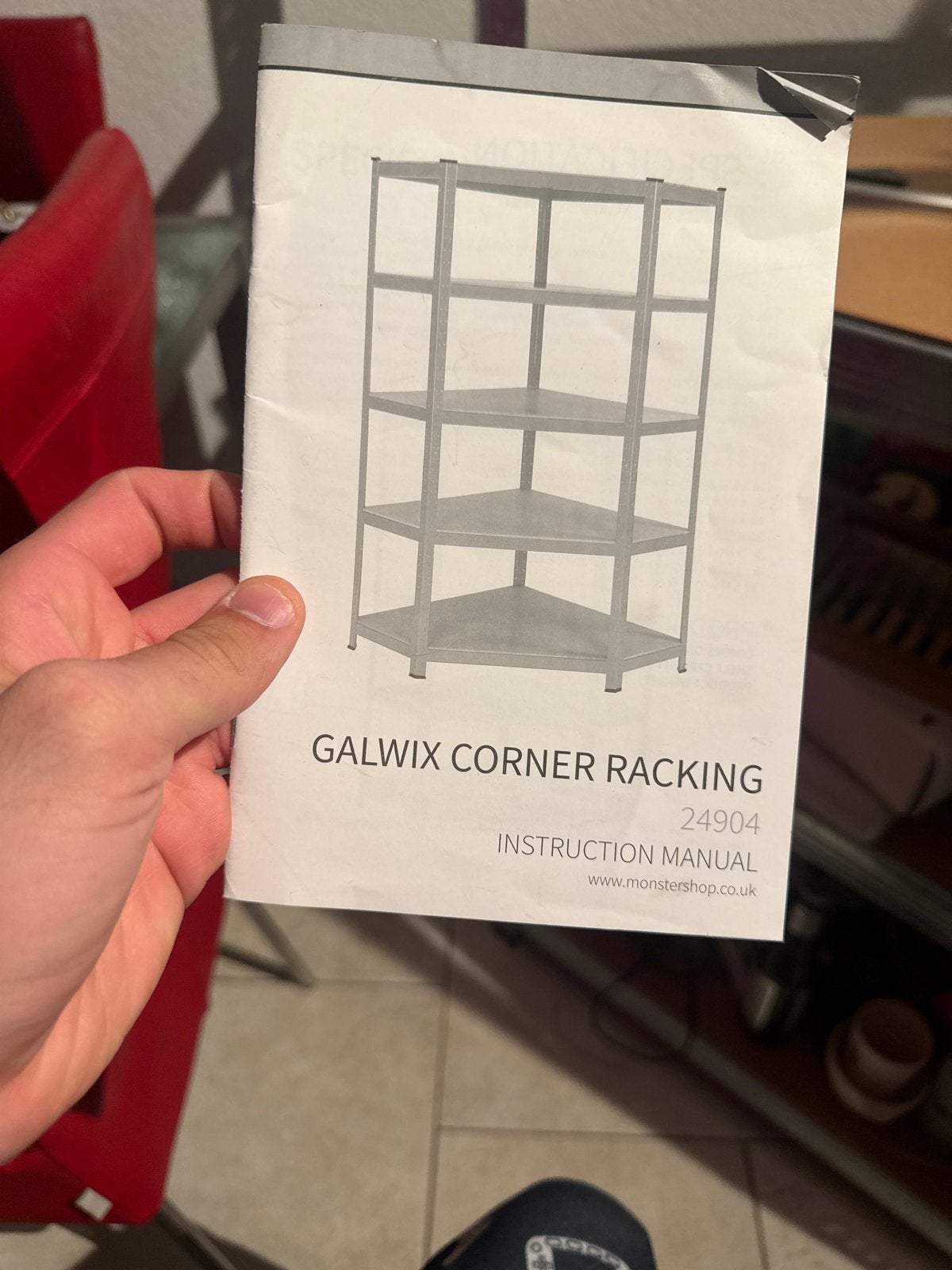 GALWIX Hoekrek - Zwaar uitgevoerde opslagoplossing, Ophalen of Verzenden, Nieuw