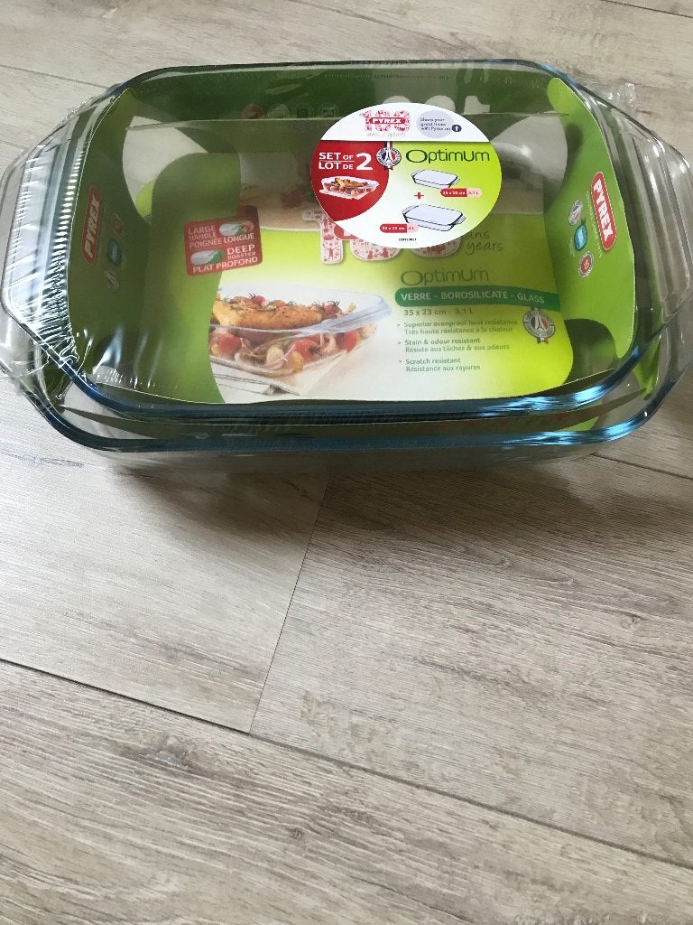 Pyrex ovenschalen, Huis en Inrichting, Ophalen of Verzenden, Nieuw, Glas, Overige merken