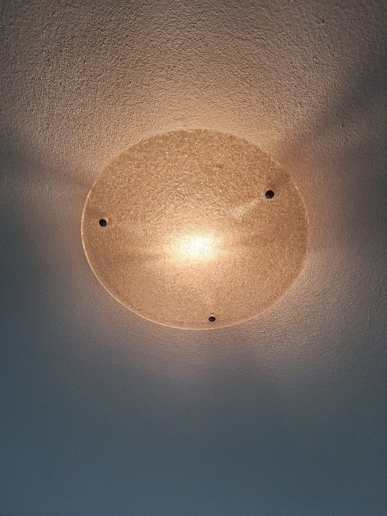 plafonniere lamp 30 cm, Ophalen of Verzenden, Zo goed als nieuw, Glas, Modern