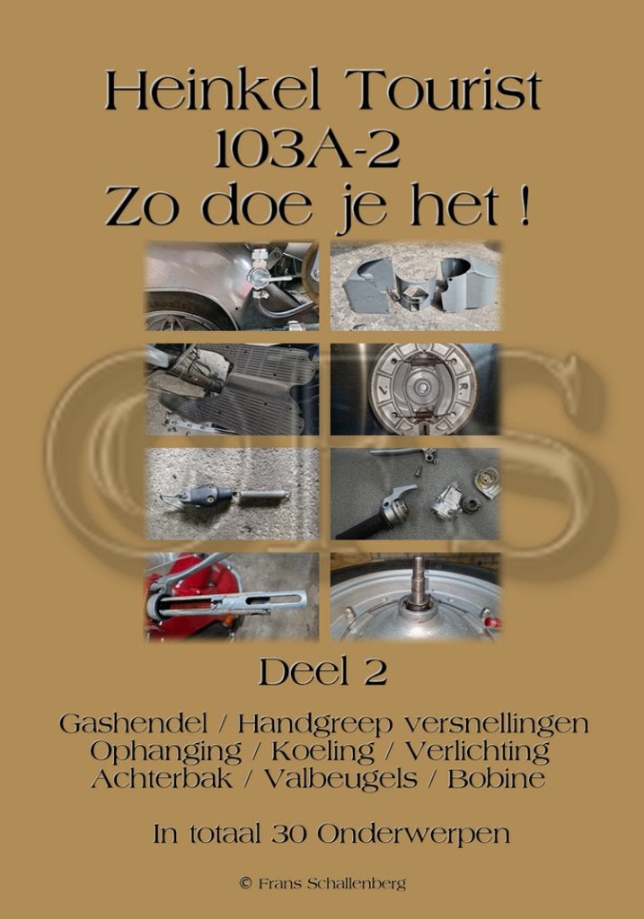 Heinkel Tourist scooter Werkplaatshandboek Deel 2, Motoren, Verzenden, Overige merken