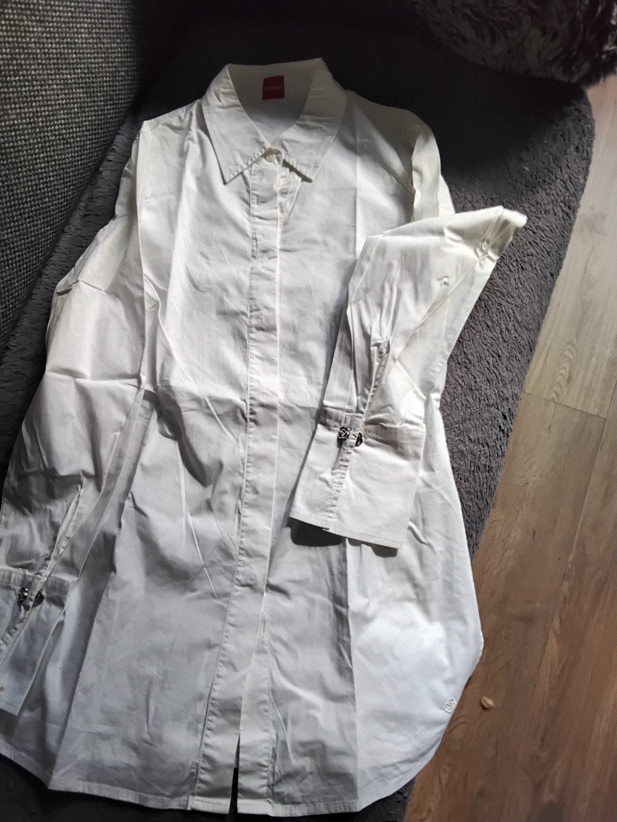 Witte Olsen blouse - Maat 38/40 (M), Olsen, Ophalen of Verzenden, Maat 38/40 (M), Wit