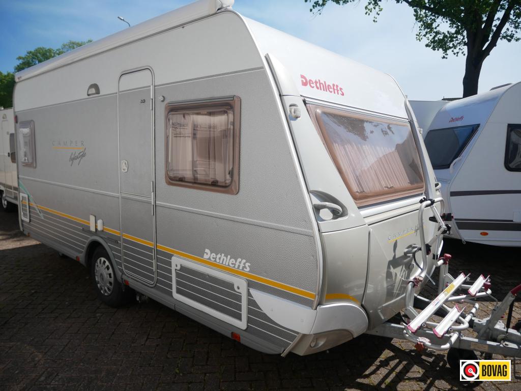 Dethleffs Camper Lifestyle 510 DB Luifel, mover en schotel, Caravans en Kamperen, Caravans, Rondzit, Bedrijf, 750 - 1000 kg, Dethleffs