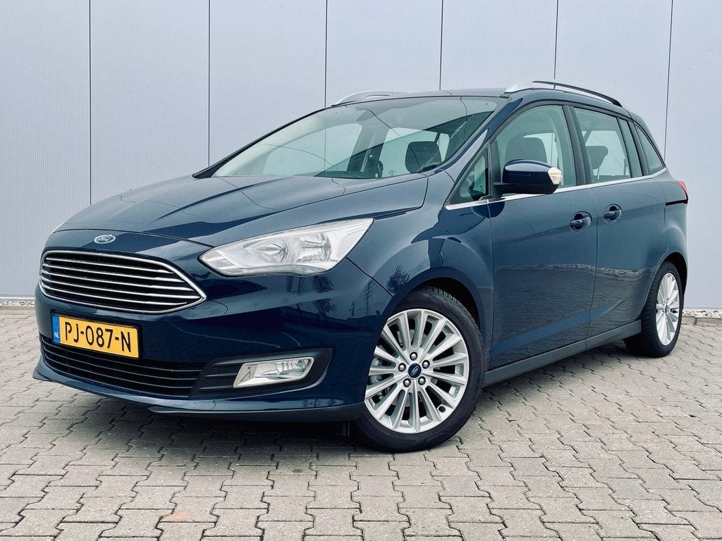 Ford Grand C-Max 1.0 Titanium, Auto's, Ford, Bedrijf, Te koop, Grand C-Max, ABS, Airbags, Airconditioning, Automatische klimaatregeling