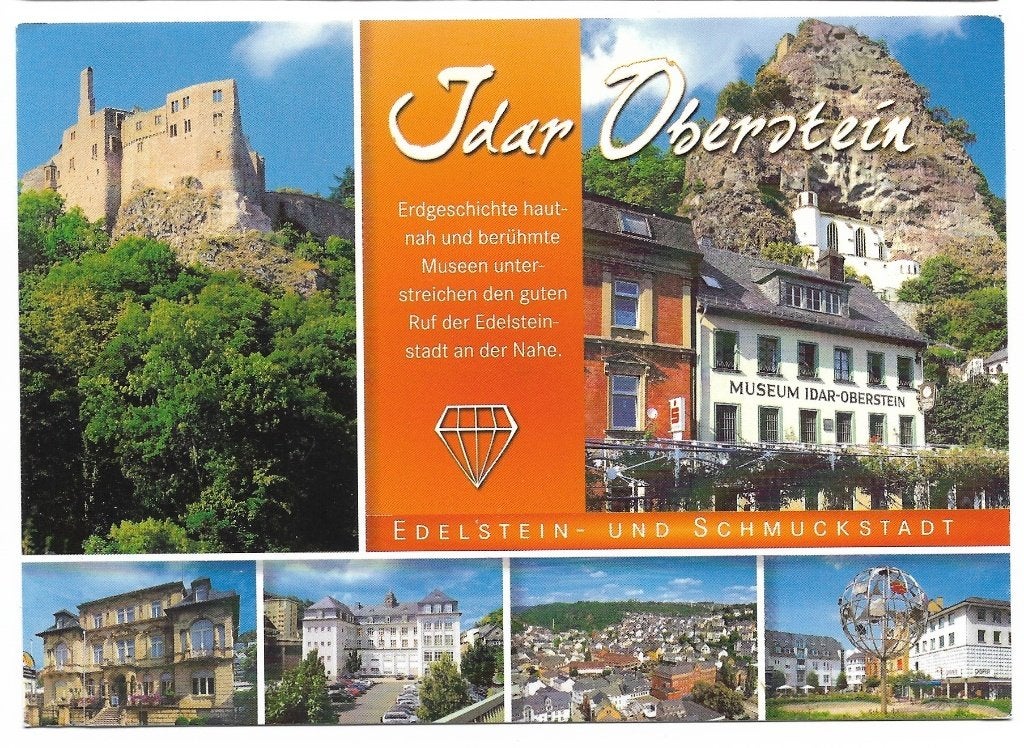 Ansichtkaart  	Idar Oberstein (Duitsland)	6-luik, Verzamelen, Verzenden, 1980 tot heden, Gelopen, Duitsland