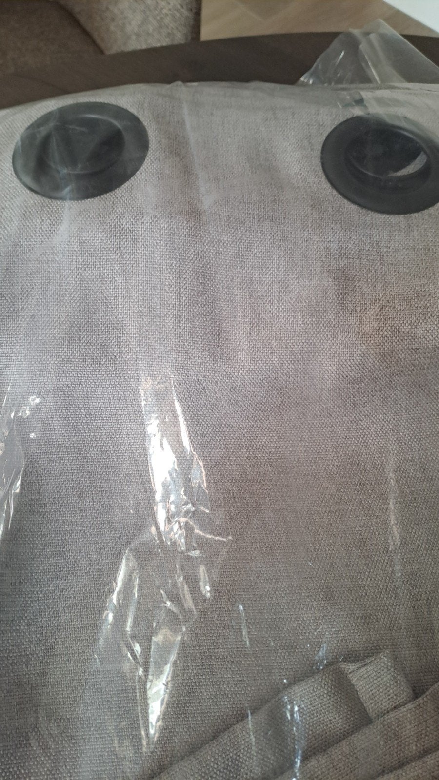 gordijn linnenlook taupe kleur, Ophalen, Grijs, Karwei, Nieuw