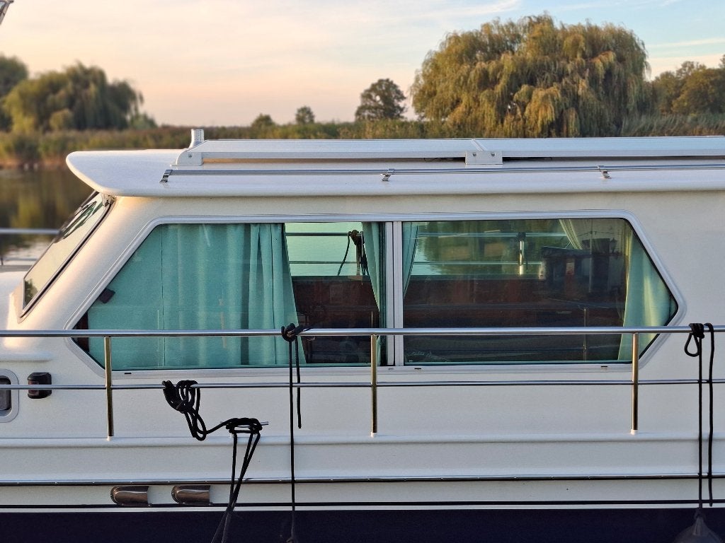 Pikmeer 11.50 schuiframen 70x270 lichtgroen getint, Watersport en Boten, Ophalen, Gebruikt, Overige typen, Motorboot
