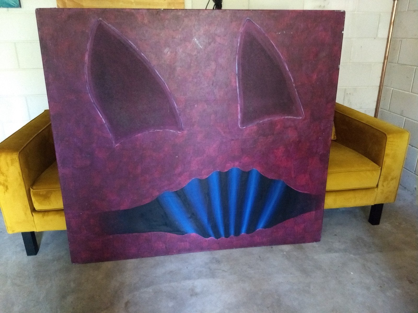 Kees Schouten groot Olieverf 145-130 cm canvas, Ophalen