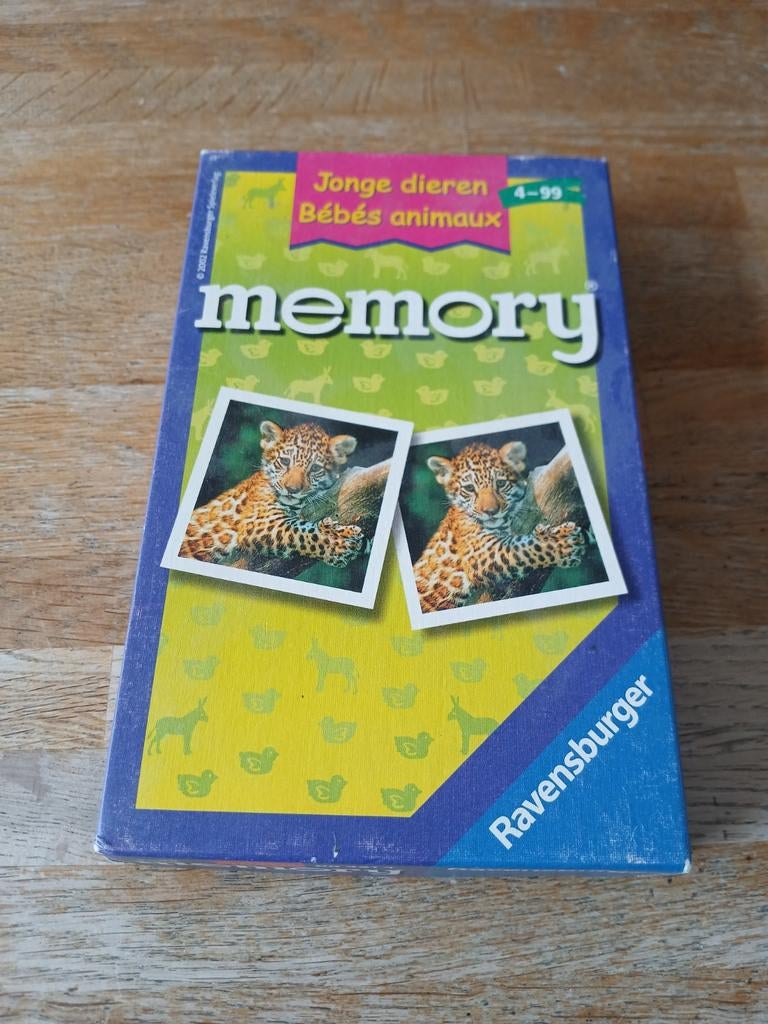 Spel : Memory Jonge dieren, Ophalen of Verzenden, Zo goed als nieuw, Ontdekken