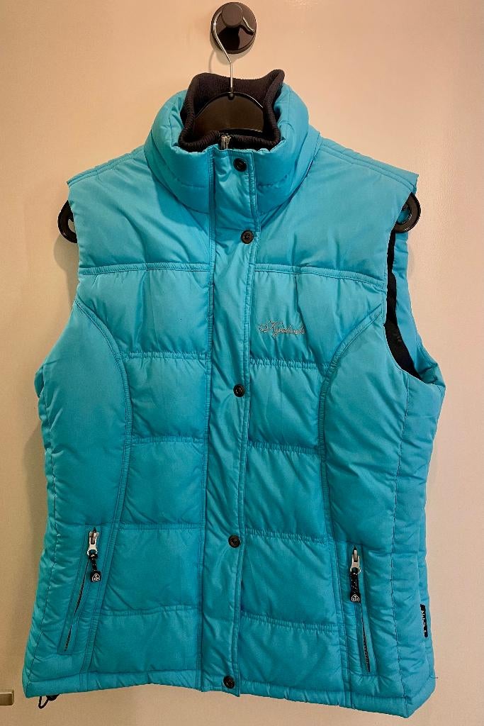 Kjelvik bodywarmer Turkooise, Maat 38/40 (M), Overige kleuren, Ophalen of Verzenden, Zo goed als nieuw