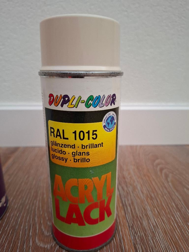 Spuitbus Dupli-color Acryllak RAL1015 glanzend, Overige kleuren, Ophalen of Verzenden, Minder dan 5 liter, Verf