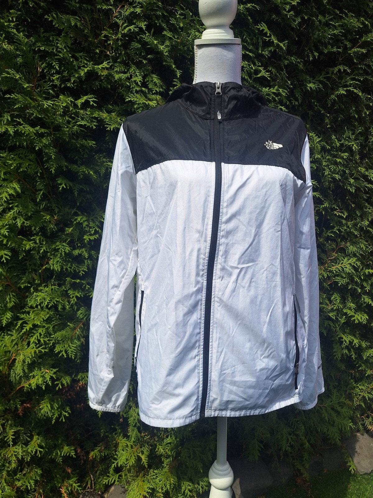 The North Face Windbreaker Zwart/Wit Maat XL, Maat 48/50 (M), Zwart, Ophalen of Verzenden, Zo goed als nieuw