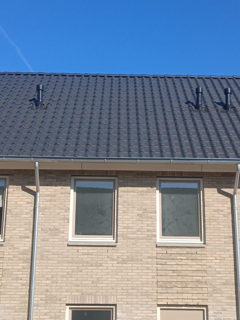 Keramische dakpannen zwartgrijs ca. 15m2, Doe-het-zelf en Verbouw, Dakpannen en Dakbedekking, Gebruikt, Steen of Klei, Ophalen of Verzenden