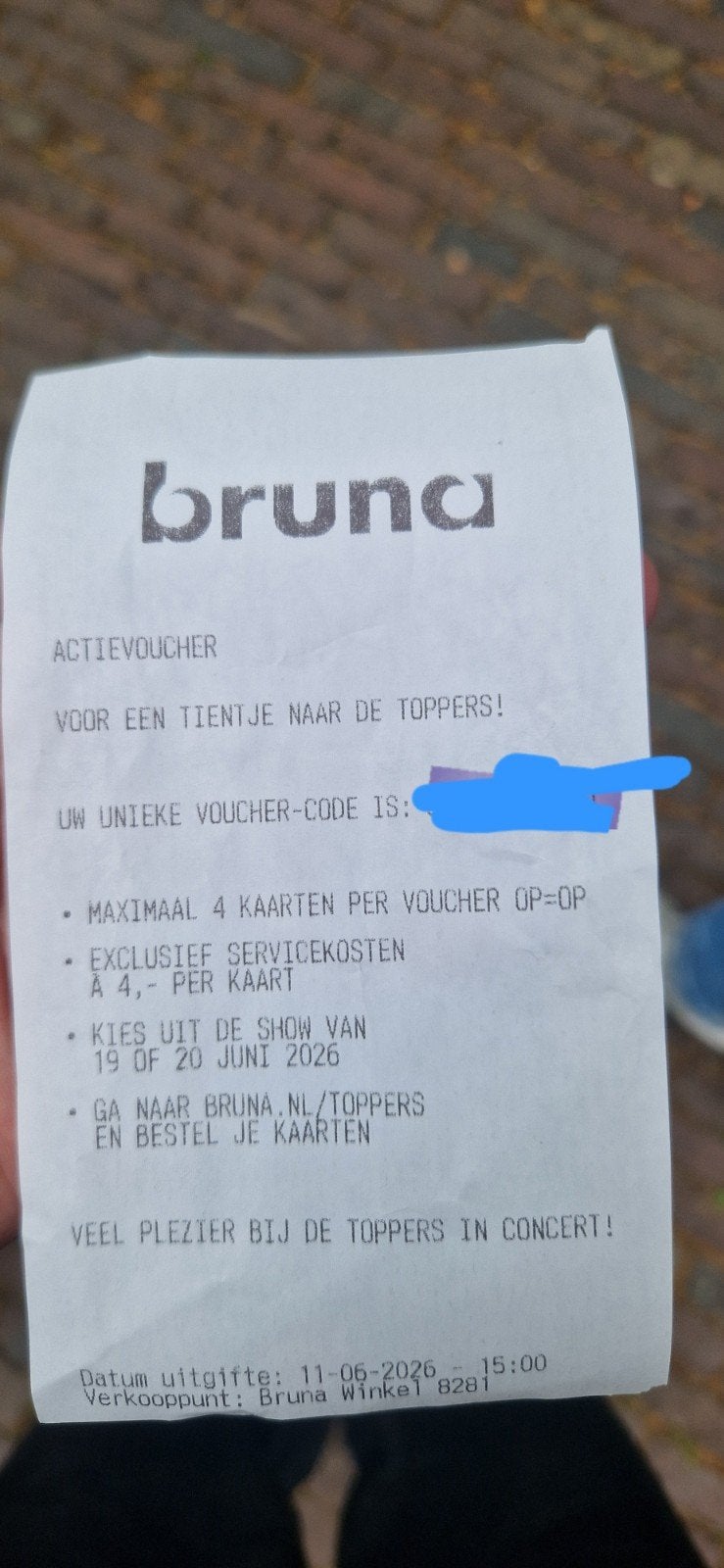 Korting kaartje toppers, Eén persoon
