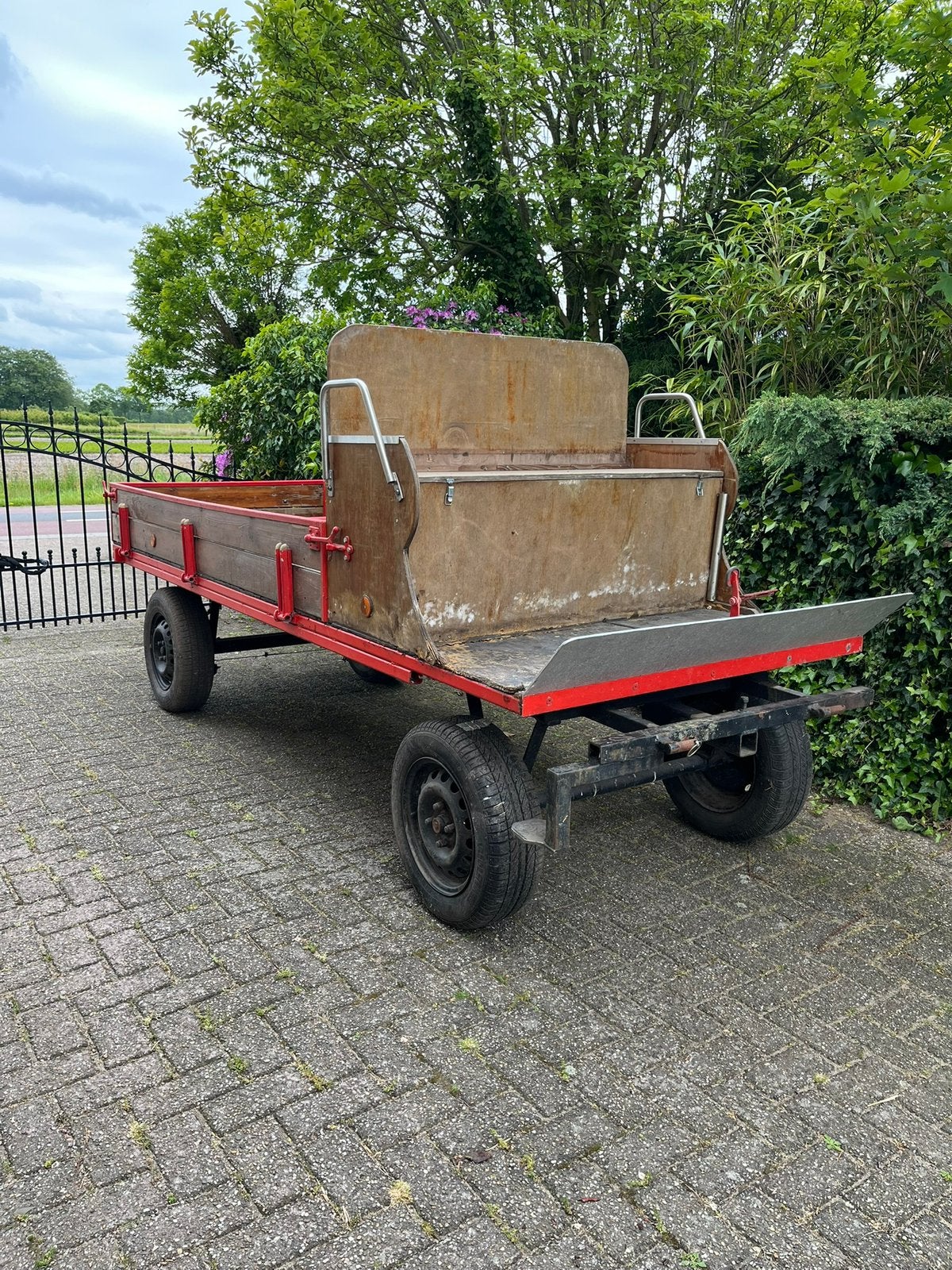 Platte kar project, 60 tot 80 liter, Ophalen, Gebruikt, Transportkar