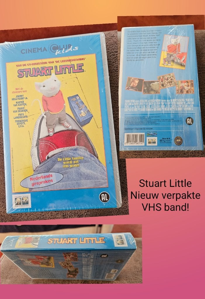 Stuart Little VHS kinderfilm nieuw verpakt Nederlands gespr., Cd's en Dvd's, VHS | Kinderen en Jeugd, Alle leeftijden, Kinderprogramma of -film