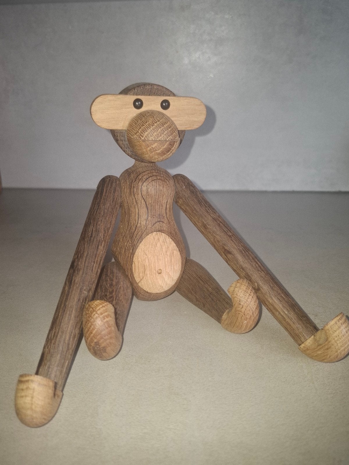 Kleine Kay Bojesen houten aap, Houtsnijwerk, Ophalen of Verzenden, Zoogdier, 20 - 50 cm