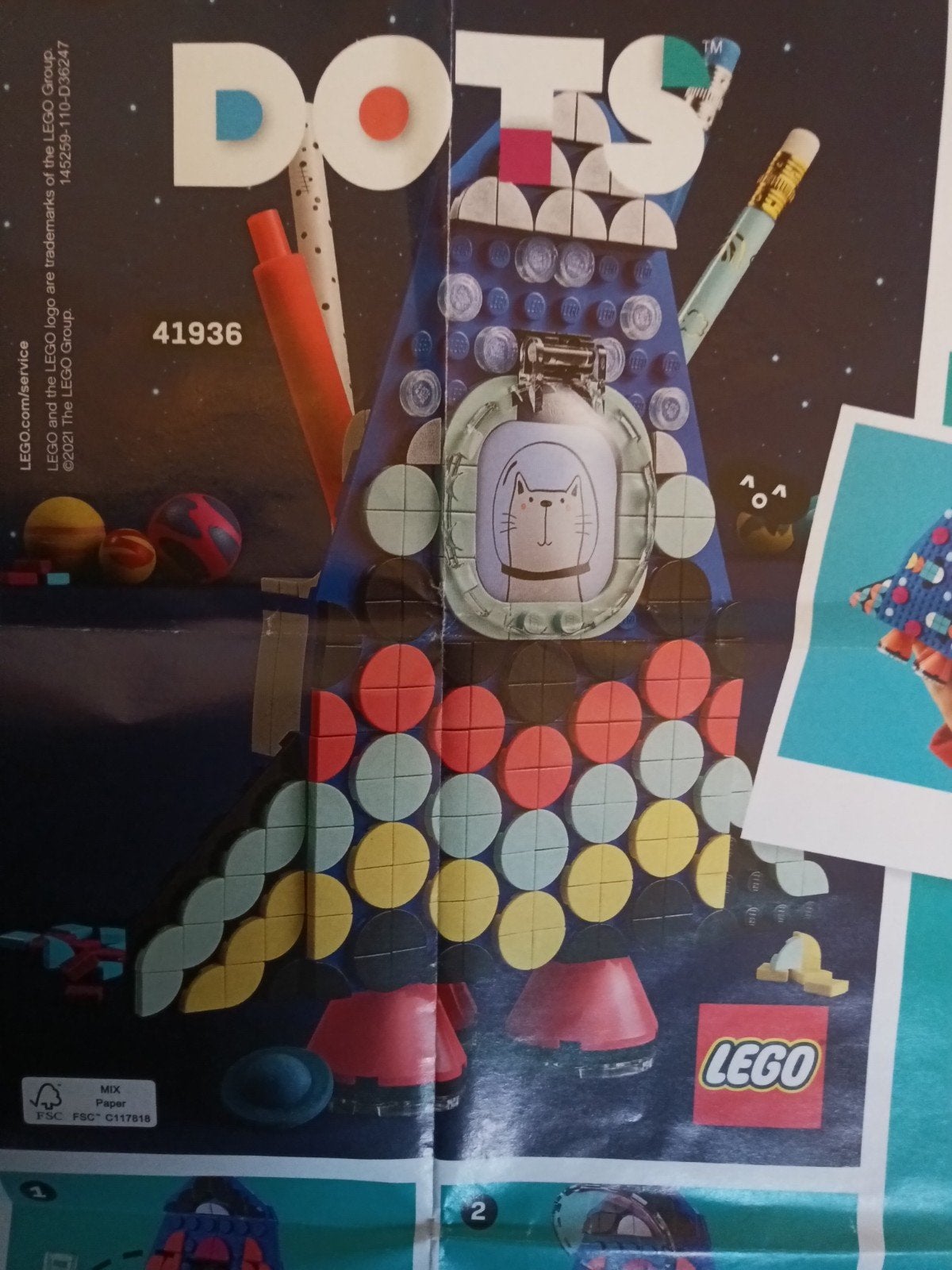 LEGO DOTS Bureau Organizer 41936 met opbergdoos, Ophalen of Verzenden, Zo goed als nieuw, Overige merken