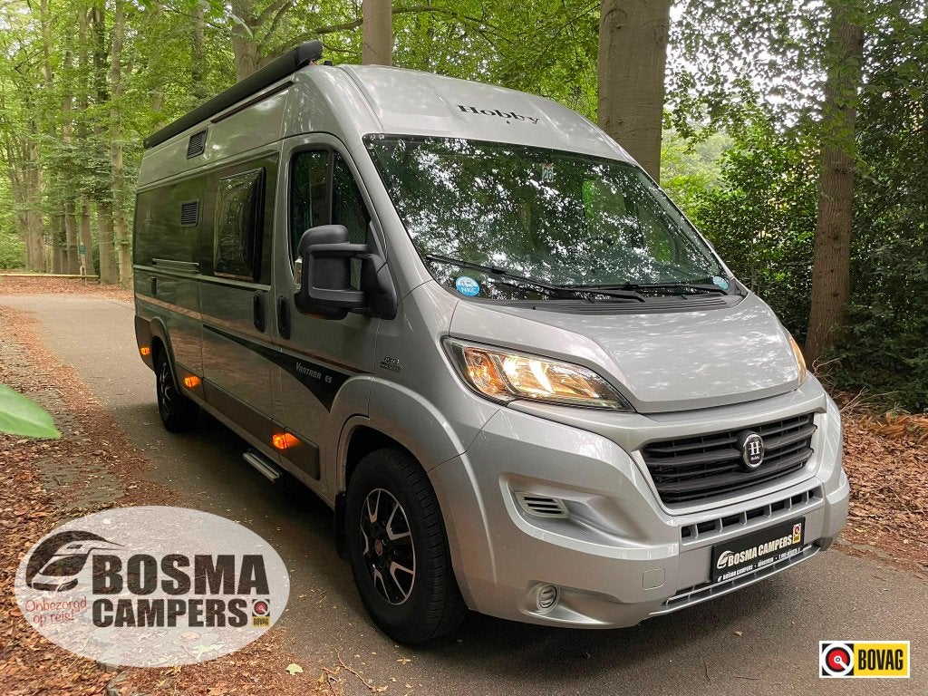 Hobby Vantana 65 Enkele Bedden 49000 km Airco 2015, Buscamper of Camperbus, Ringverwarming, Hobby, 6 tot 7 meter