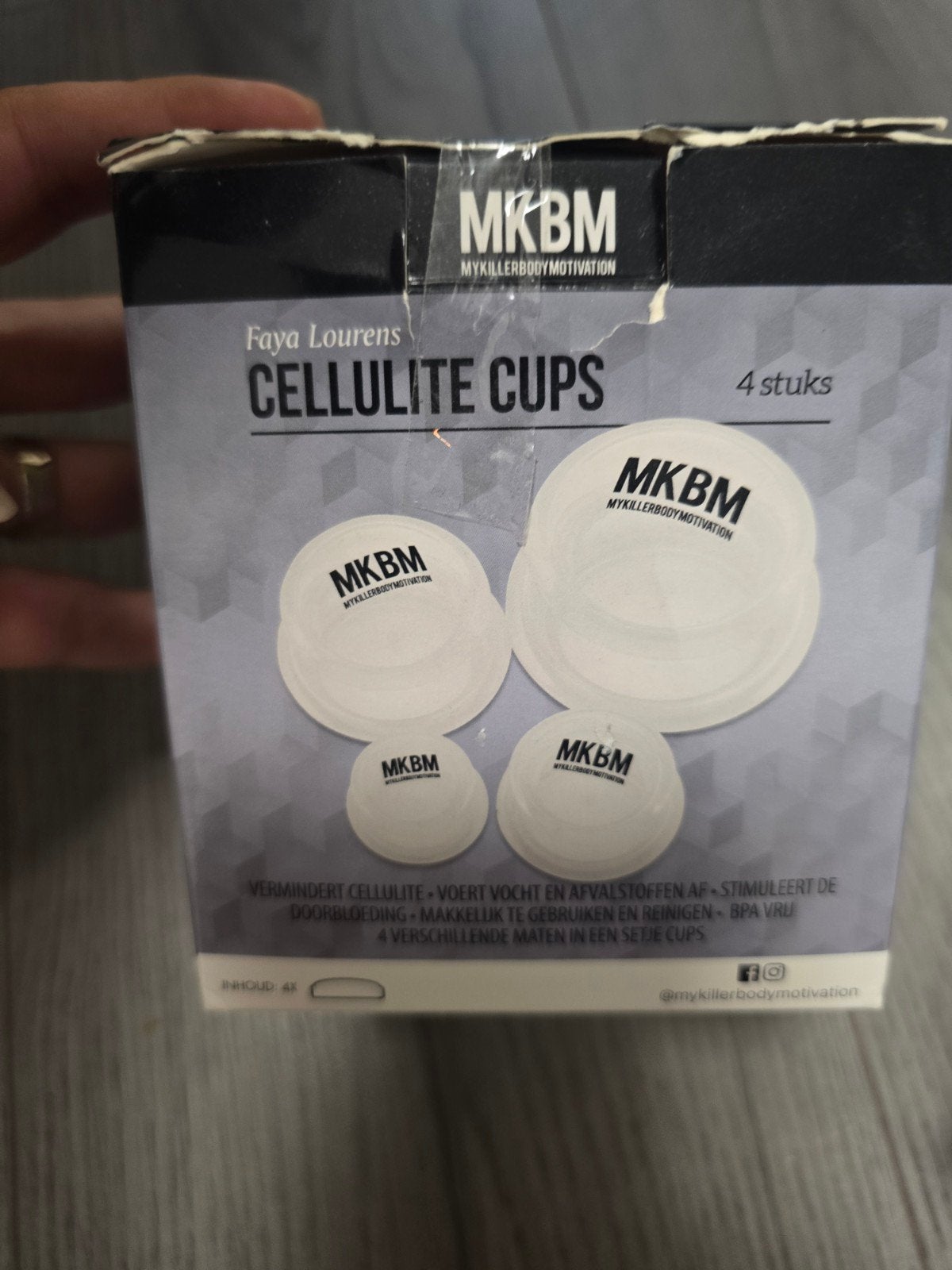 MKBM Faya Lourens Cellulite Cups - 4 stuks, Ophalen of Verzenden, Nieuw, Overige typen