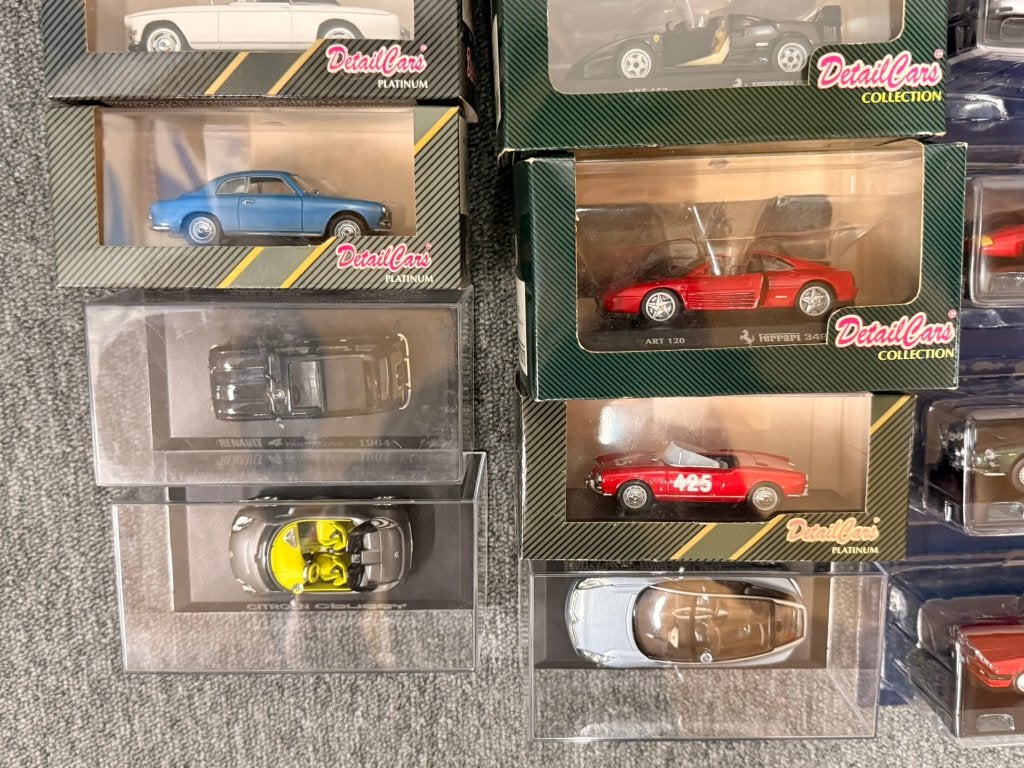 30x Altaya UH Detail Cars Peugeot Maserati etc 1:43, Gebruikt, Auto, 8124AD Wesepe, Info@dinkytoysinkoop.nl