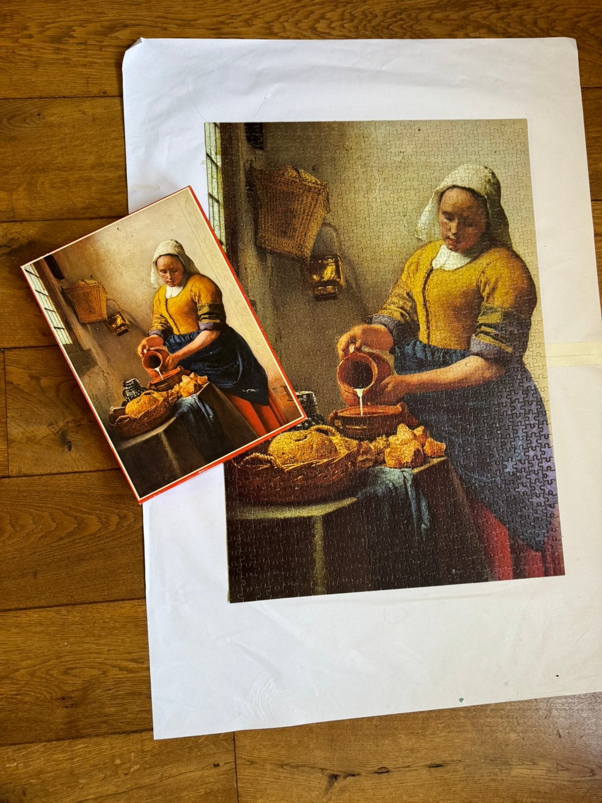 Puzzel melkmeisje ruilen voor wasgij puzzel, Ophalen, 500 t/m 1500 stukjes, Zo goed als nieuw