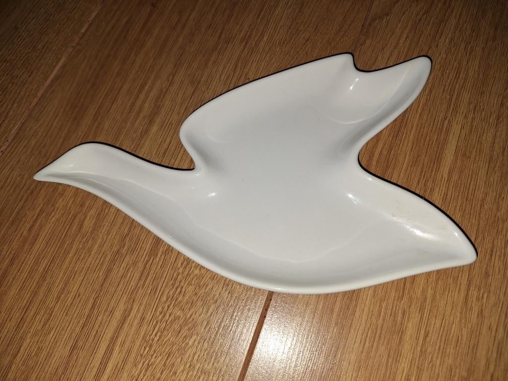 Schaal in de vorm van een vogel, geïnspireerd op M.C. Escher, Huis en Inrichting, Ophalen of Verzenden, Overige stijlen, Aardewerk