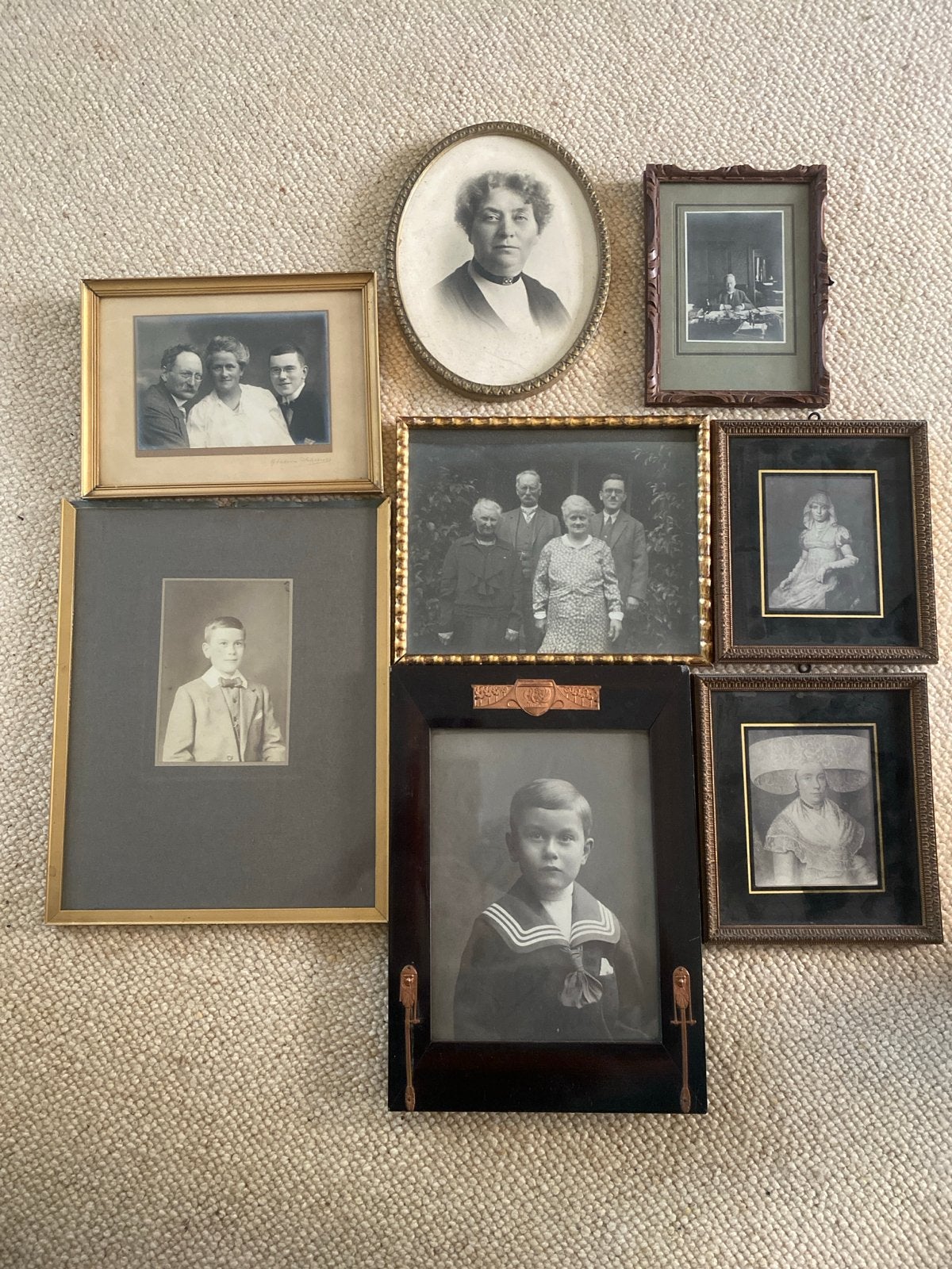 Collectie vintage zwart-wit foto's en prenten, Ophalen, Gebruikt, Foto, Voor 1940