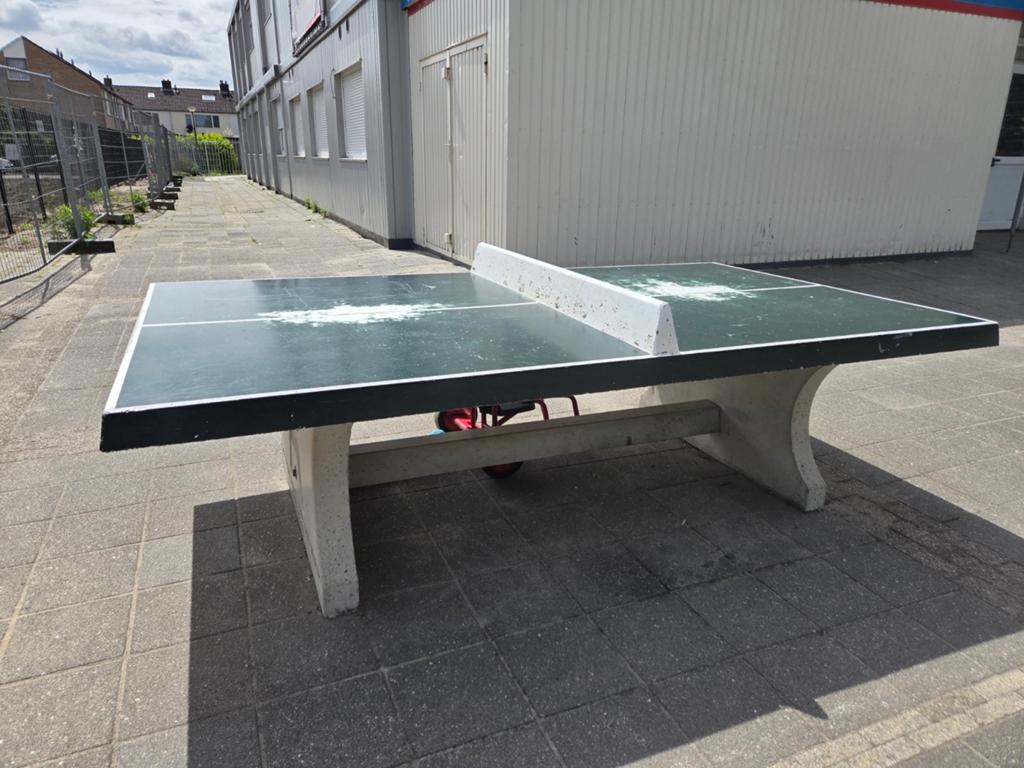 betonnen tafeltennistafel, Ophalen, Gebruikt, Tafel Outdoor
