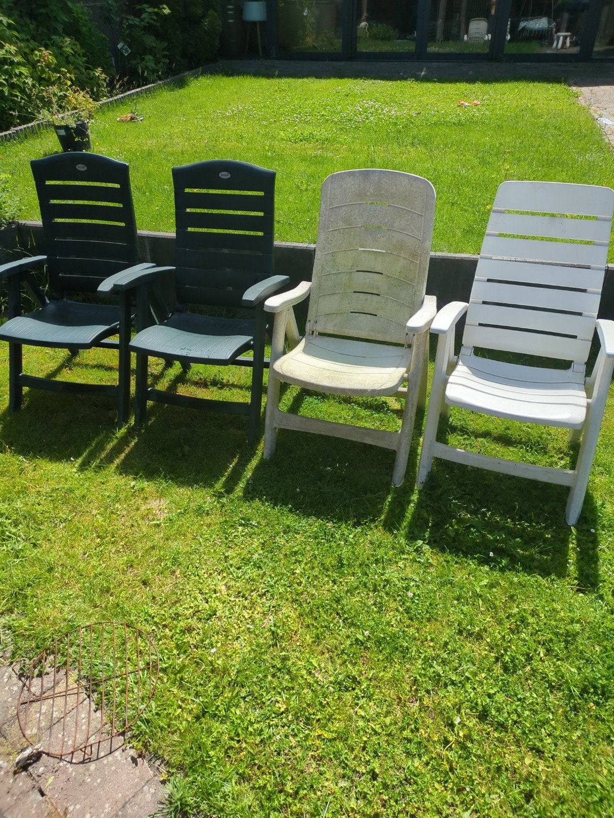 Tuinstoelen, Ophalen, Gebruikt, Kunststof