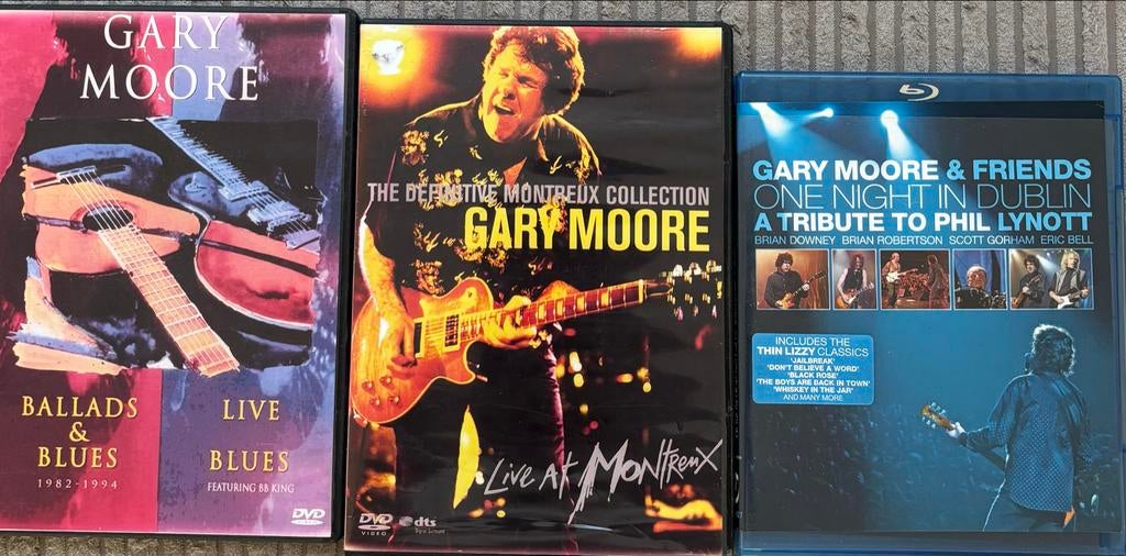 Gary Moore DVD/Blu-ray Collectie: Live & Tributes, Gebruikt, Alle leeftijden, Boxset, Muziek en Concerten