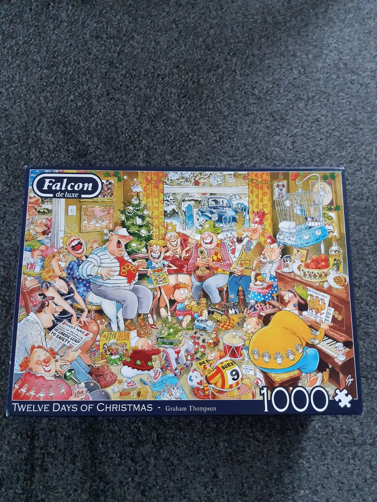 Falcon puzzel 🎄, Ophalen of Verzenden, 500 t/m 1500 stukjes, Zo goed als nieuw