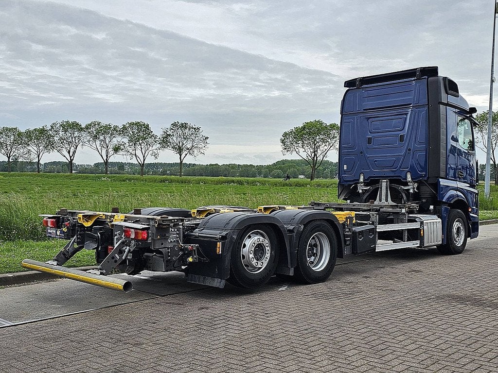 MERCEDES-BENZ ACTROS 2553 oil retarder 6x2*4, Automaat, Euro 6, Blauw, Mercedes-Benz