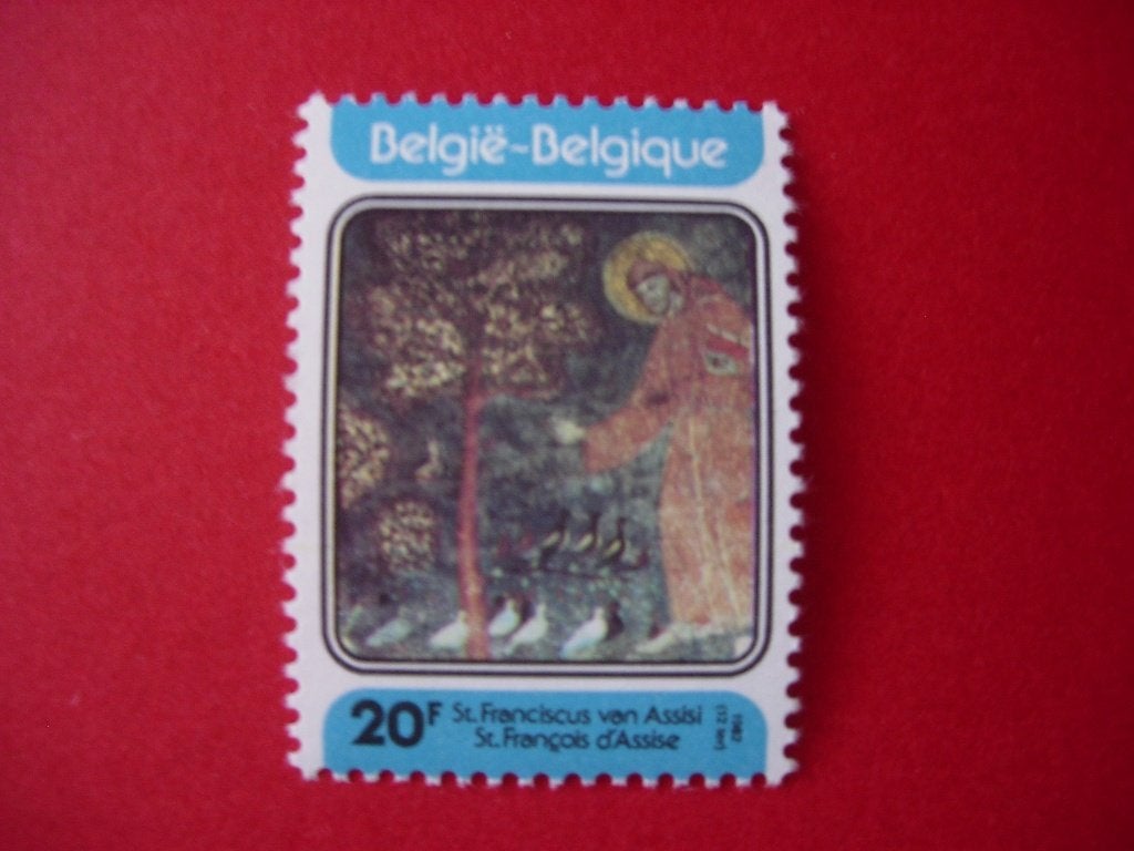 België 1982 Franciscus van Assisi, Postzegels en Munten, Verzenden, Frankeerzegel, Zonder stempel, Postfris