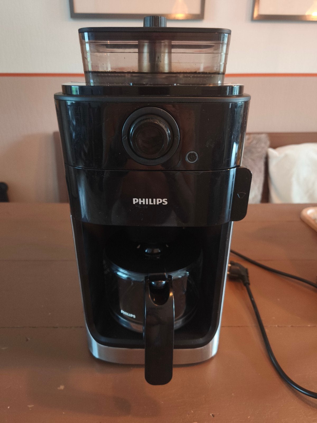 Philips HD7765 Koffiezetapparaat met ingebouwde bonenmaler, Gebruikt, 10 kopjes of meer, Koffiemachine, Ophalen of Verzenden