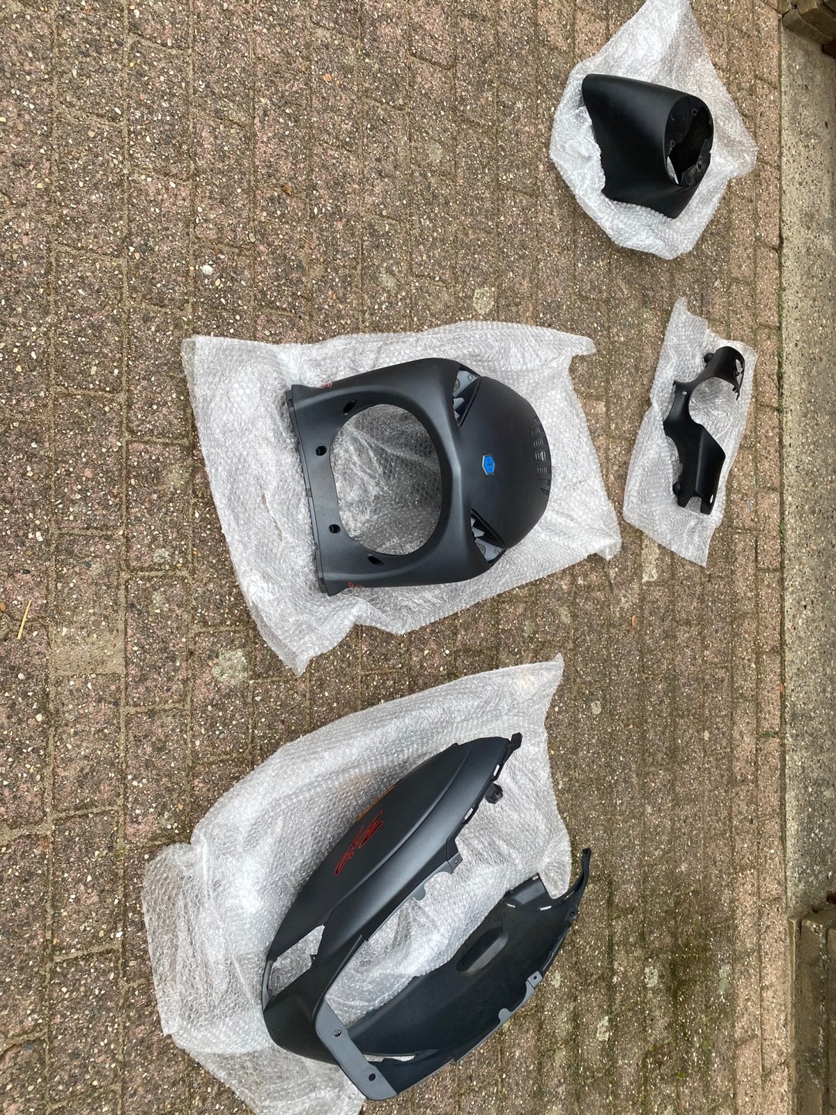 Zip 2000 kappenset nardo grey, Ophalen, Zo goed als nieuw, Kap, Piaggio