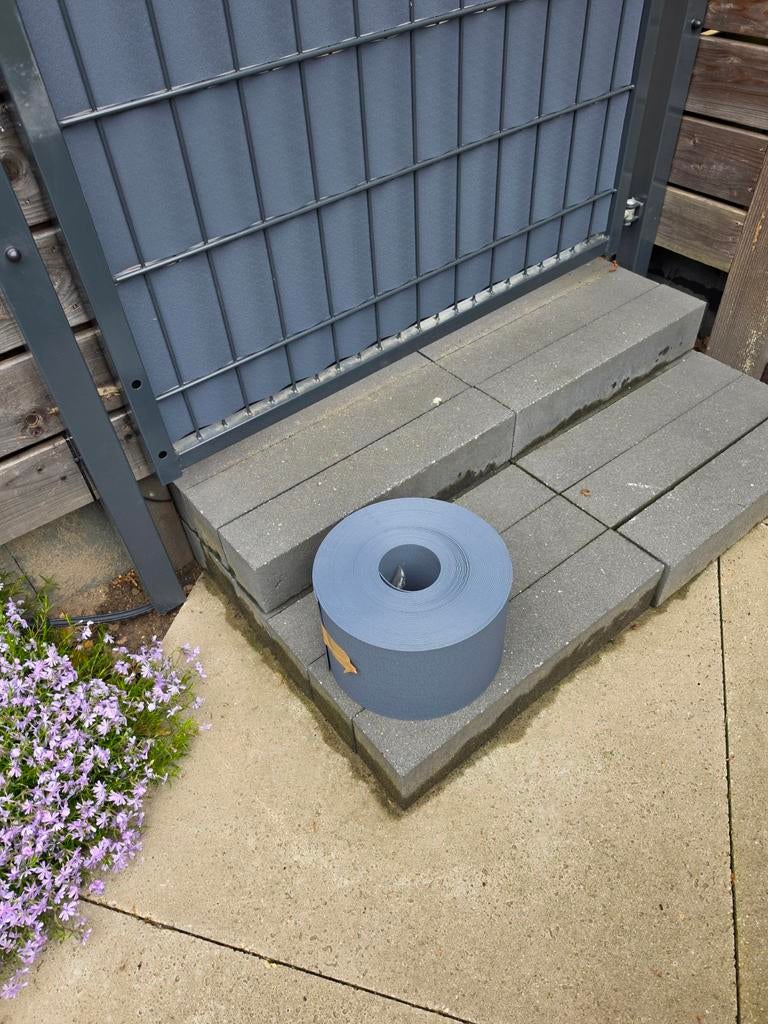 Te koop VLECHTBAND 190mm staafmat hekwerk/poort.  Ral 7016, Ophalen of Verzenden, Nieuw, Kunststof