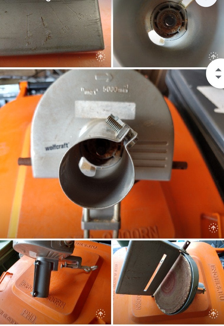 Wolfcraft opzetstuk., Ophalen