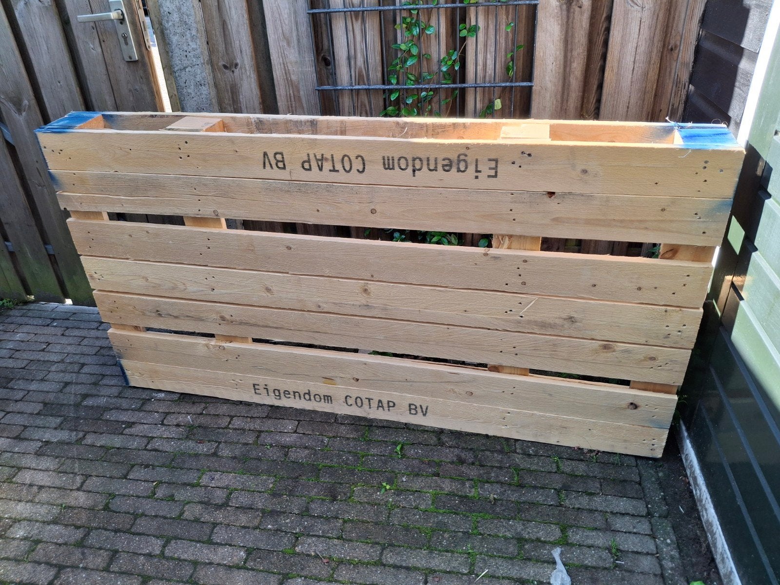 Gratis houten pallet, Ophalen, Gebruikt