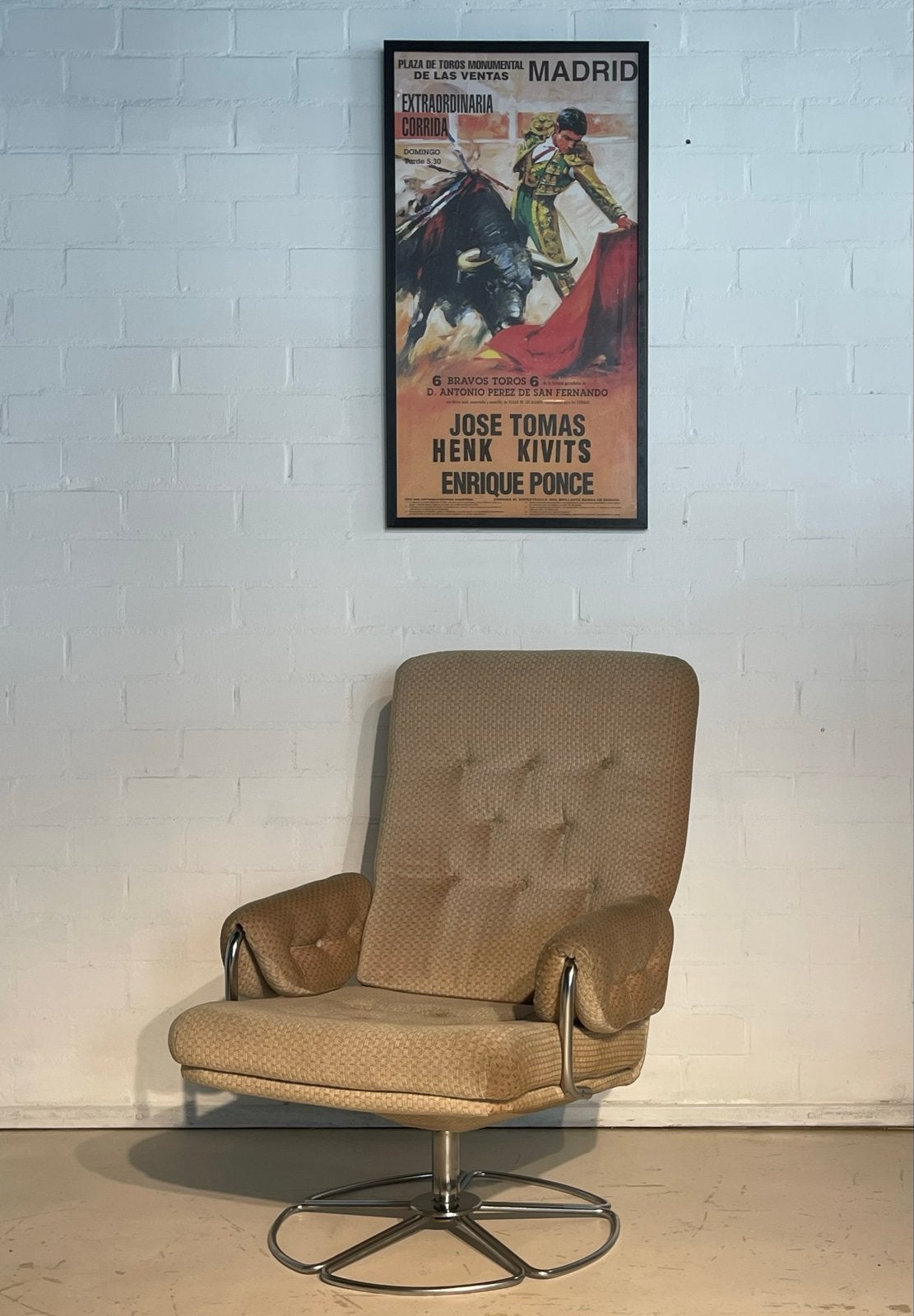 Gelderland fauteuil, Jan des Bouvrie design vintage stoel, Ophalen, Jan des Bouvrie. Gelderland, Zo goed als nieuw, 75 tot 100 cm
