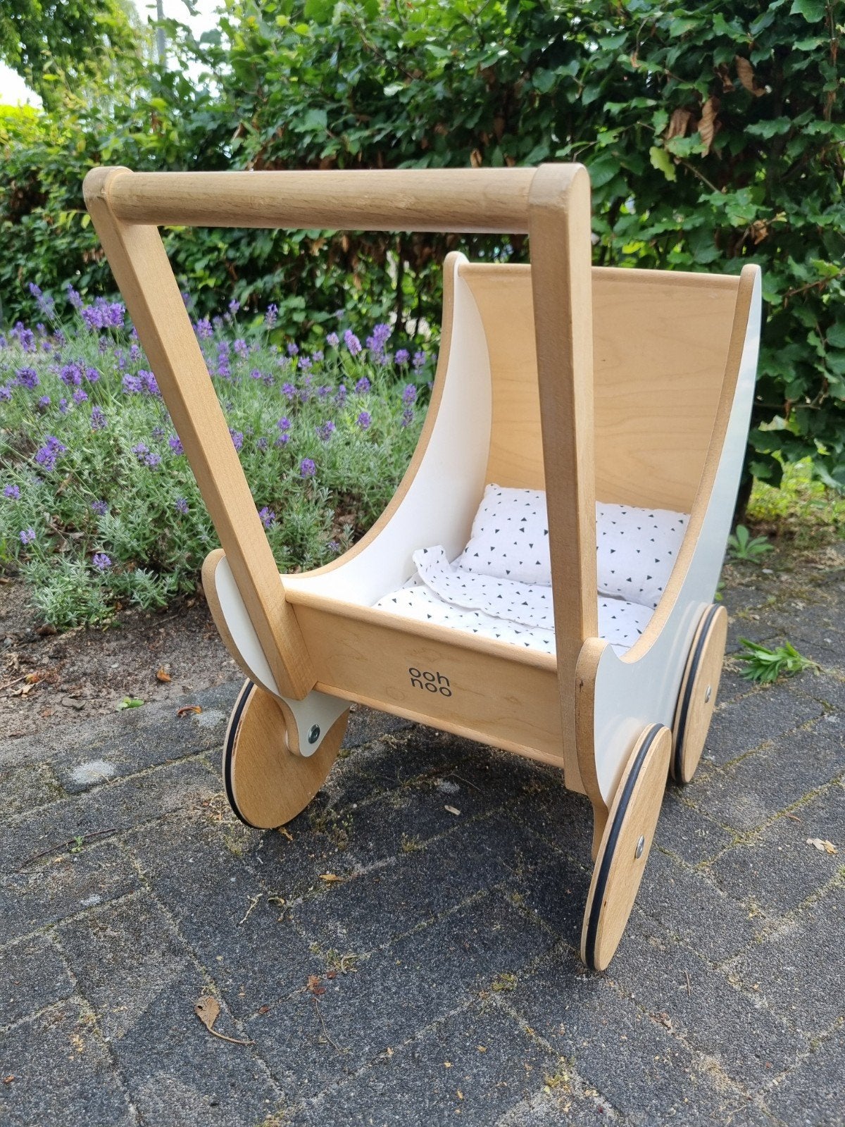 Ooh Noo poppenwagen met beddengoed, Ophalen, Zo goed als nieuw, Overige typen