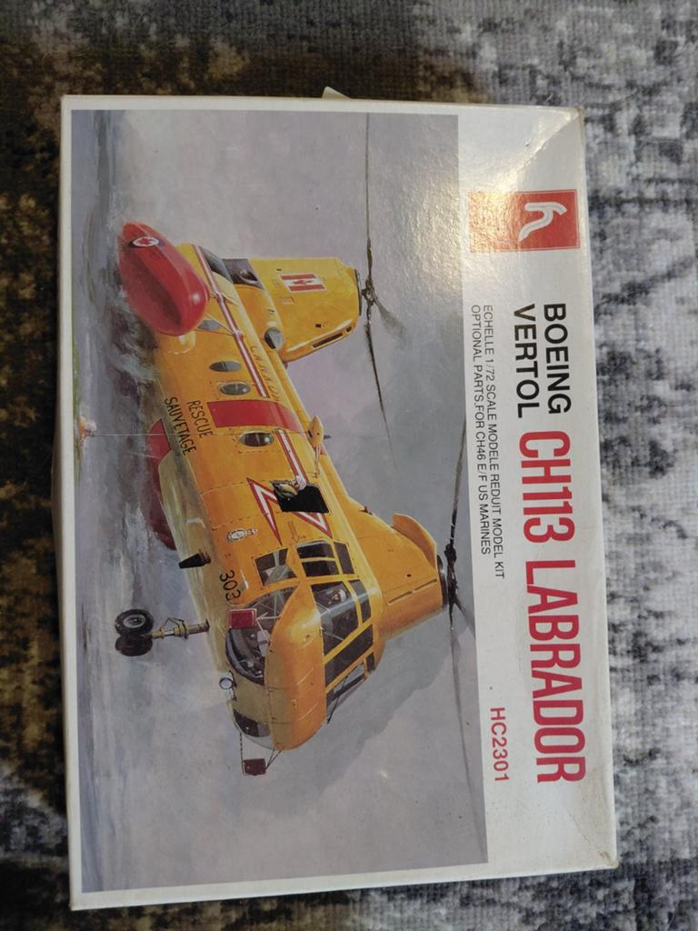 Boeing Vertol CH-113 Labrador 1:72 Modelbouw + Extra Decals, Ophalen of Verzenden