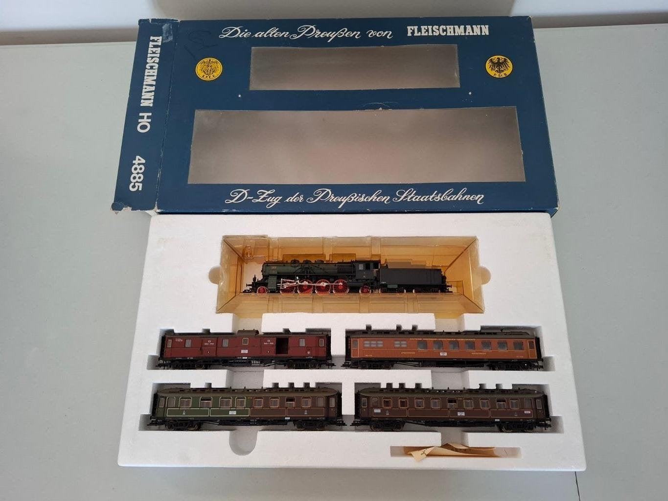 Fleischmann 4885 H0 Treinset Die Alten Preußen´ van de KPEV, Treinset, Gelijkstroom, Fleischmann, Nieuw