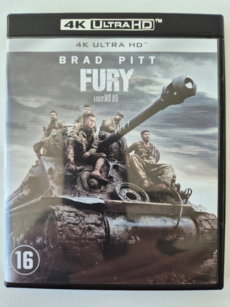 Fury - 4K UHD BD, Cd's en Dvd's, Blu-ray, Ophalen of Verzenden, Nieuw in verpakking, Actie