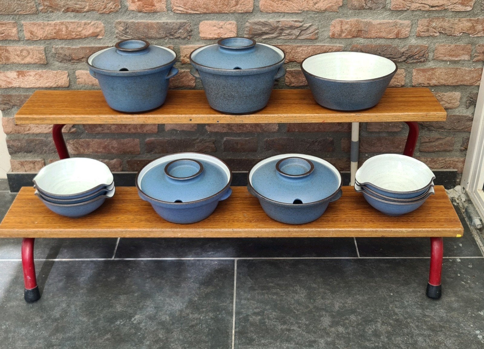 Zaalberg "Klei en Vuur" Blauw servies '58, Ophalen